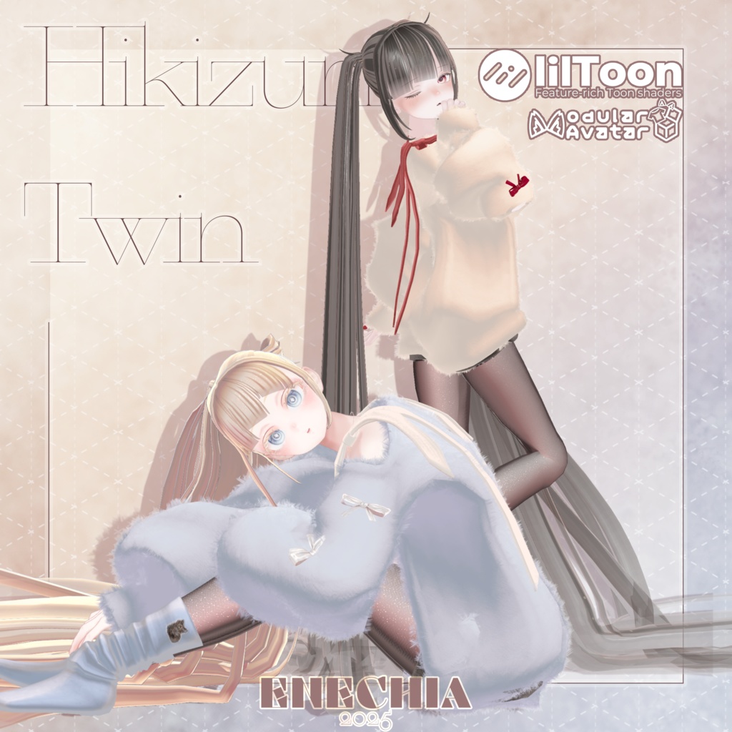 Dragging Twins Compatible with 19 Avatars for Both Genders ] image