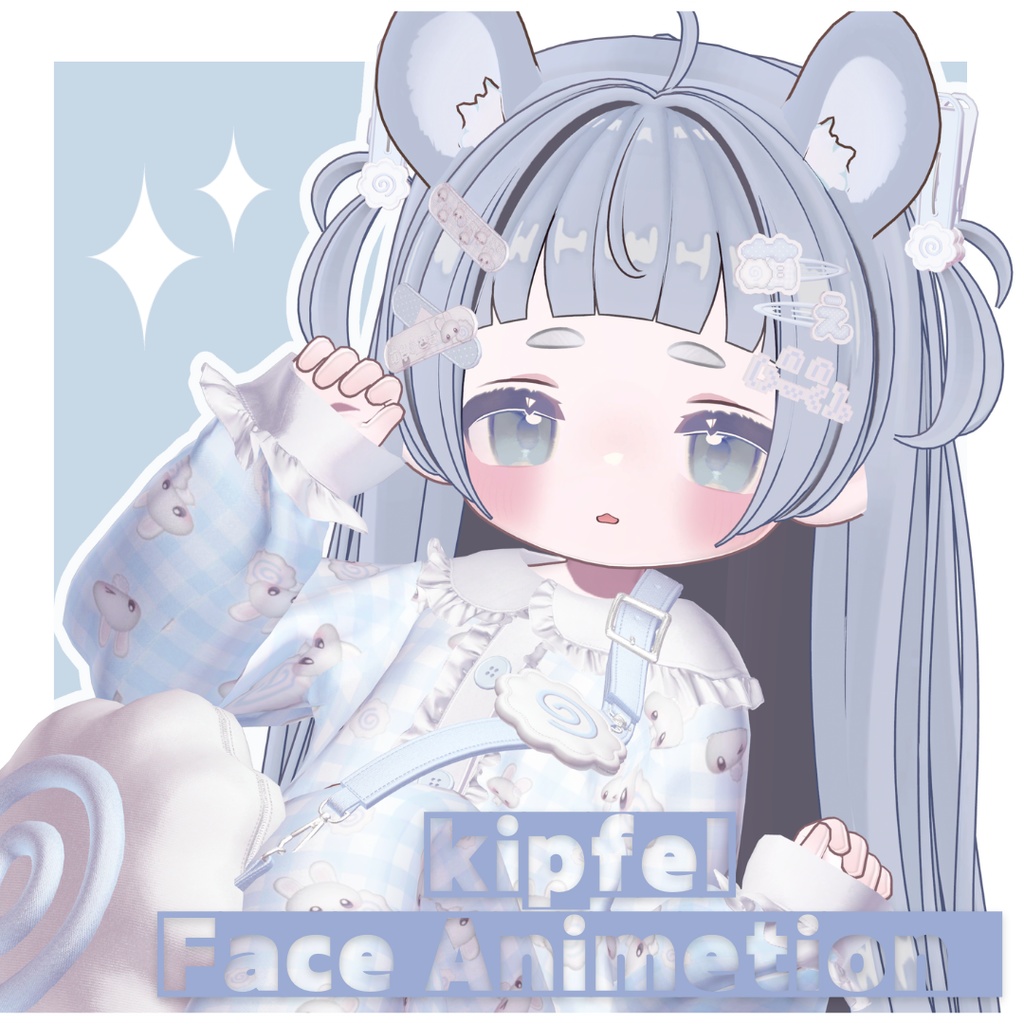 [kipfel] Fluffy Ham-chan Expression Set: 219 face animations image