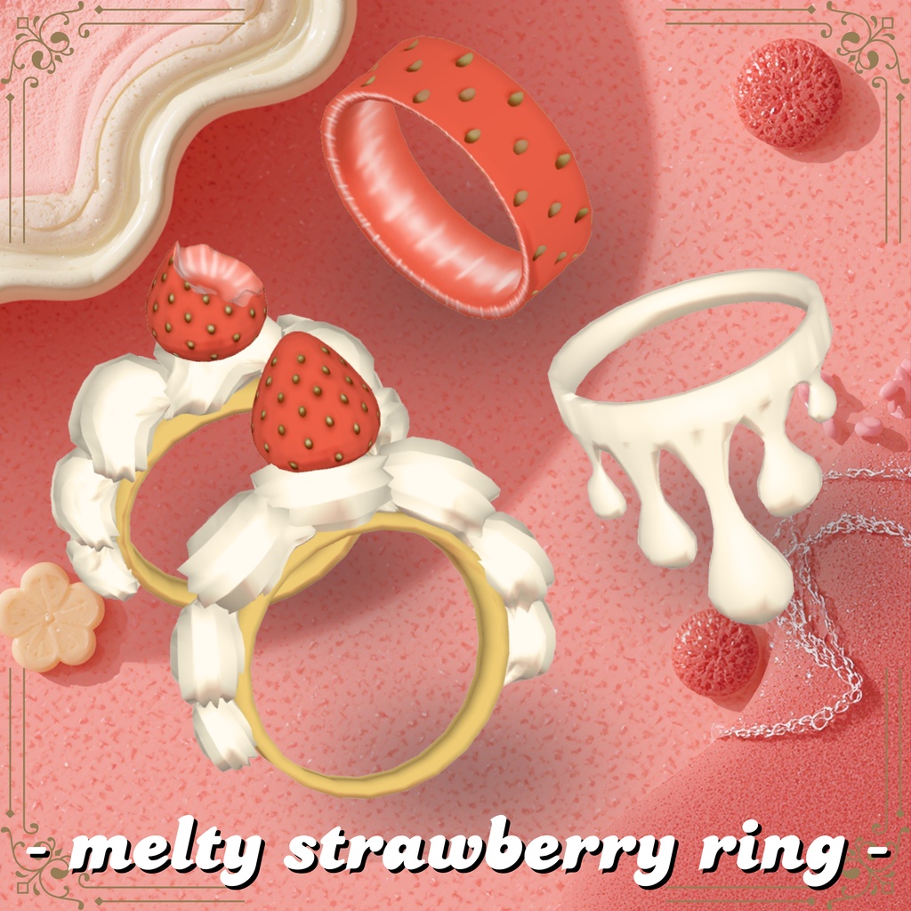 Melty Strawberry Ring [MA Pre-set] image