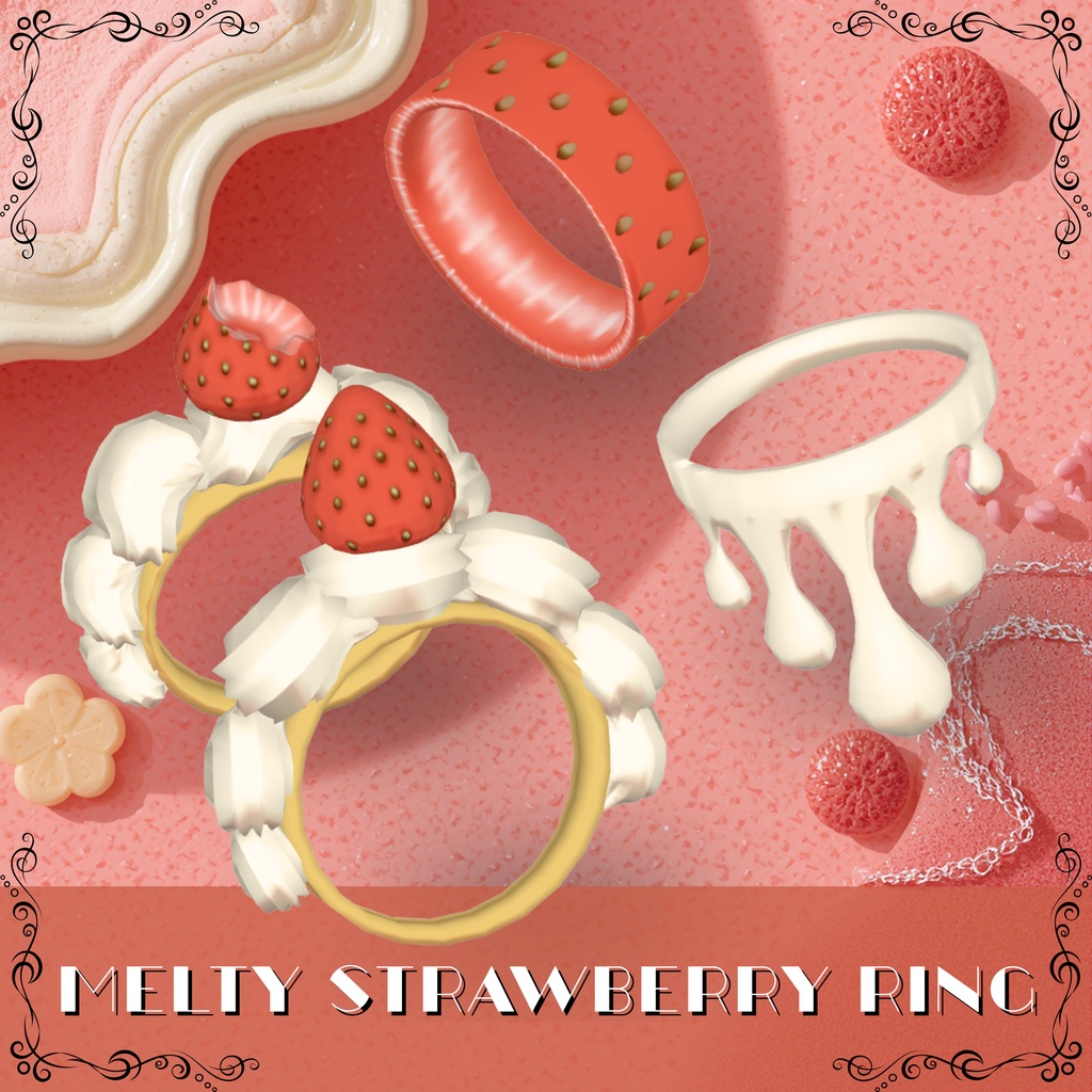 Melty Strawberry Ring [MA Pre-set] image