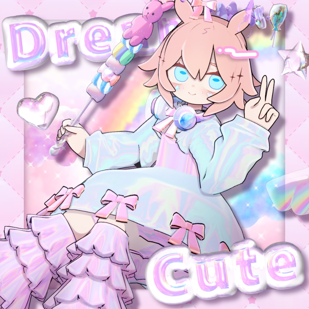 [3D Costume][dream cute] Compatible with 4 avatars image