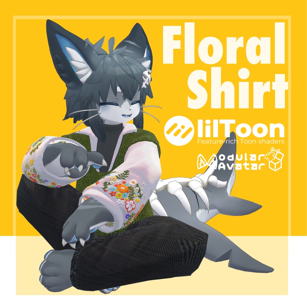 【Chalo専用衣装】FloralShirt image