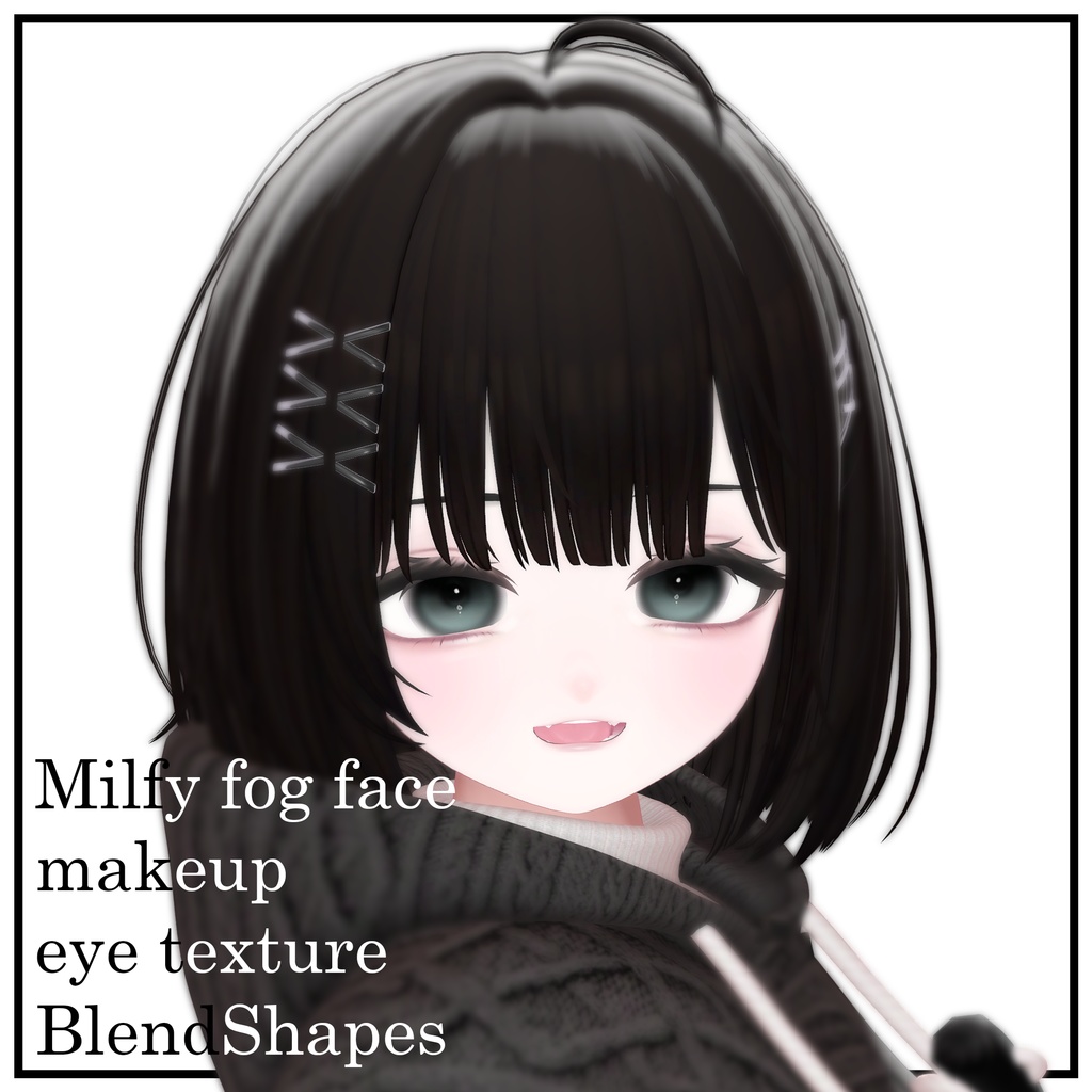 milfy fog make up + eye texture + BlendShapes set image