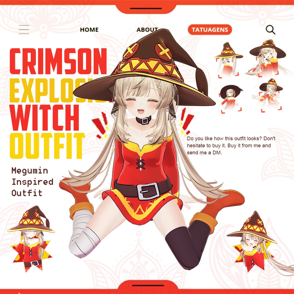 ✨ Megumin 💥 【Crimson Demon Outfit】 image