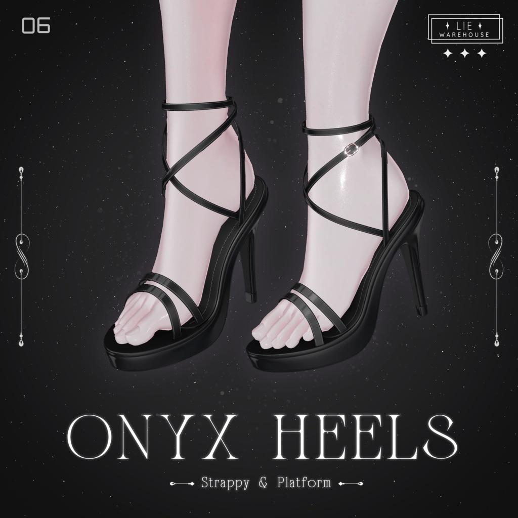 [ Onyx heels ] 8 Avatar compatible image