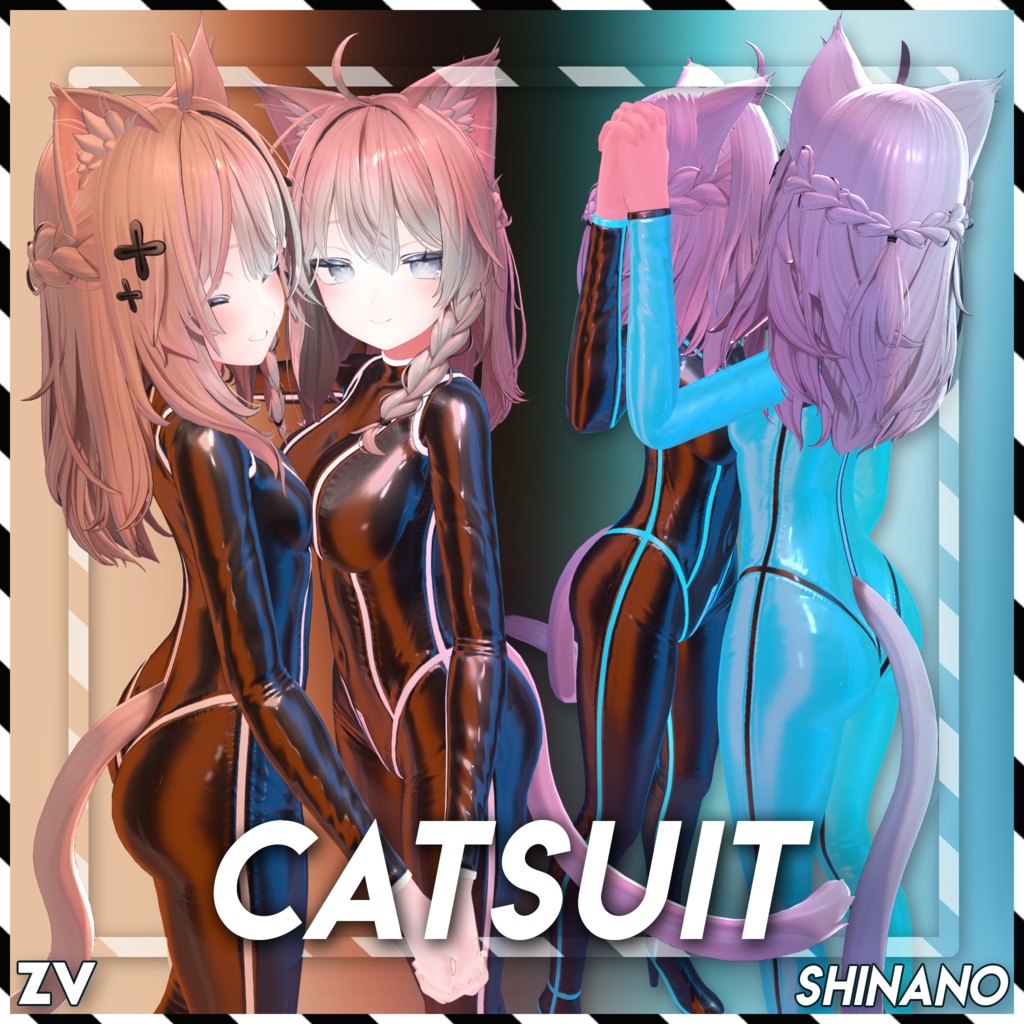 Latex Catsuit [Zeni Catsuit] - Shinano image