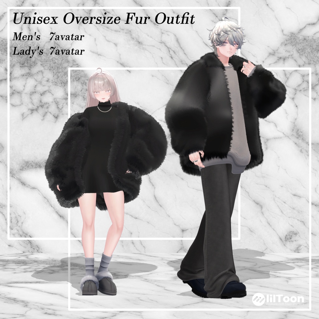Unisex Oversized Fur Outfit image