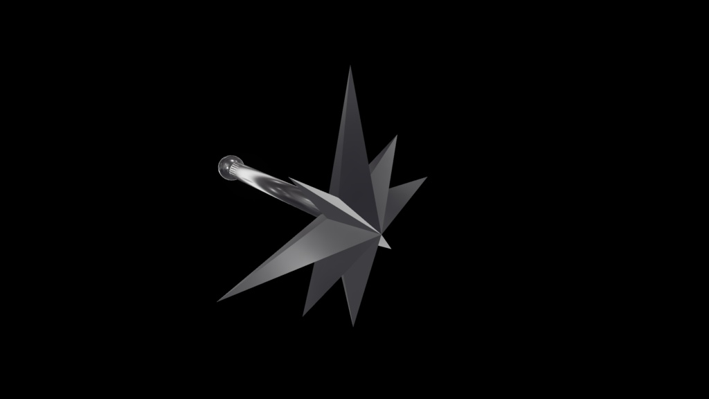 【無料】EarringsStar / 星型ピアス【VRChat想定】 image