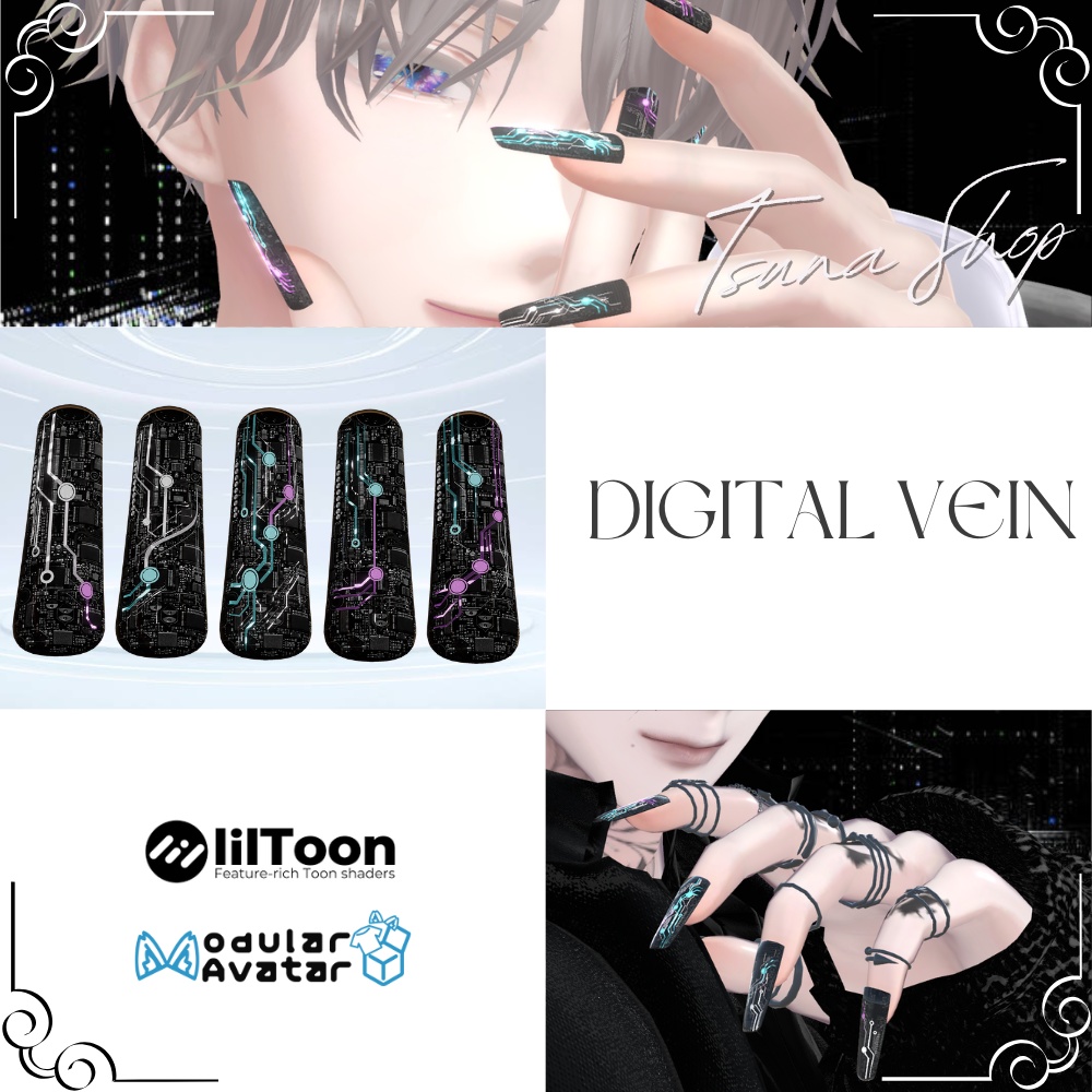 Near-Future Nails [DIGITAL VEIN] image