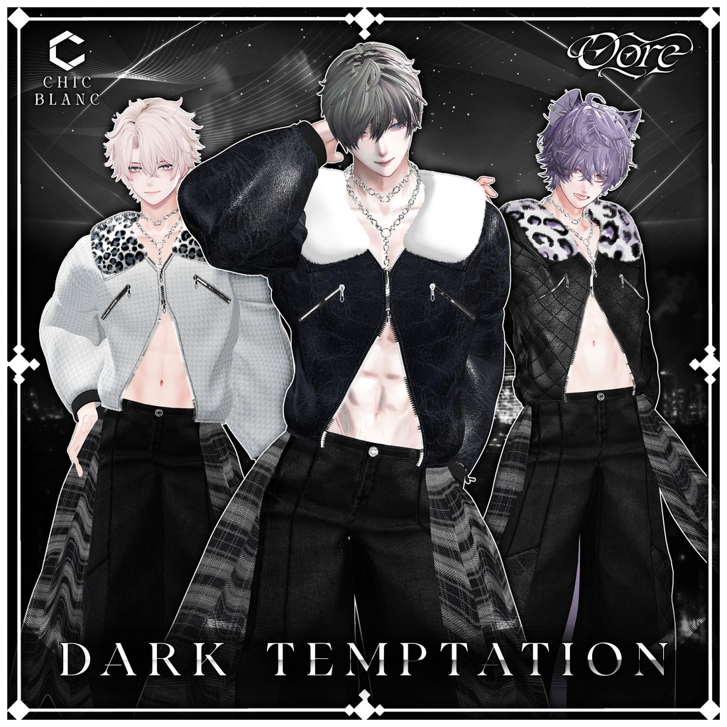 ▪️3AVA▪️ 𝒟𝒶𝓇𝓀 𝒯𝑒𝓂𝓅𝓉𝒶𝓉𝒾𝑜𝓃 / Chic Blanc X Oore Collaboration image