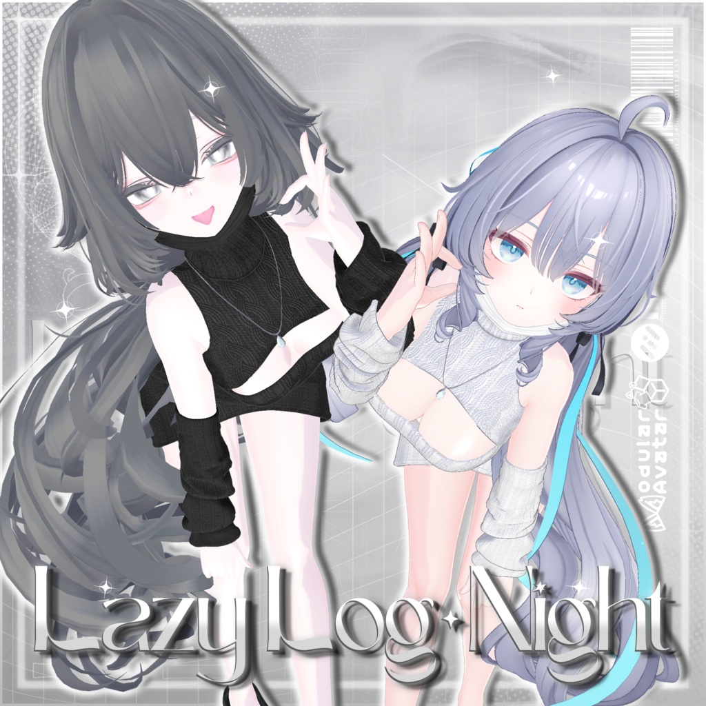【4アバター対応】 Lazy Log ✦ Night - マスク&着脱ギミック付き♡-【MA対応】 image