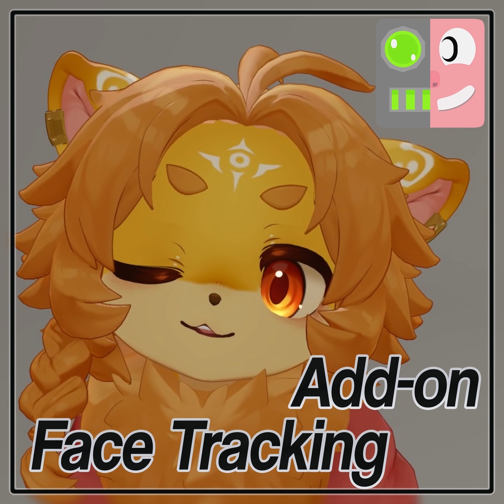 VRChat - 【Anwar2 -アンワル2-】 - Face Tracking Addon image