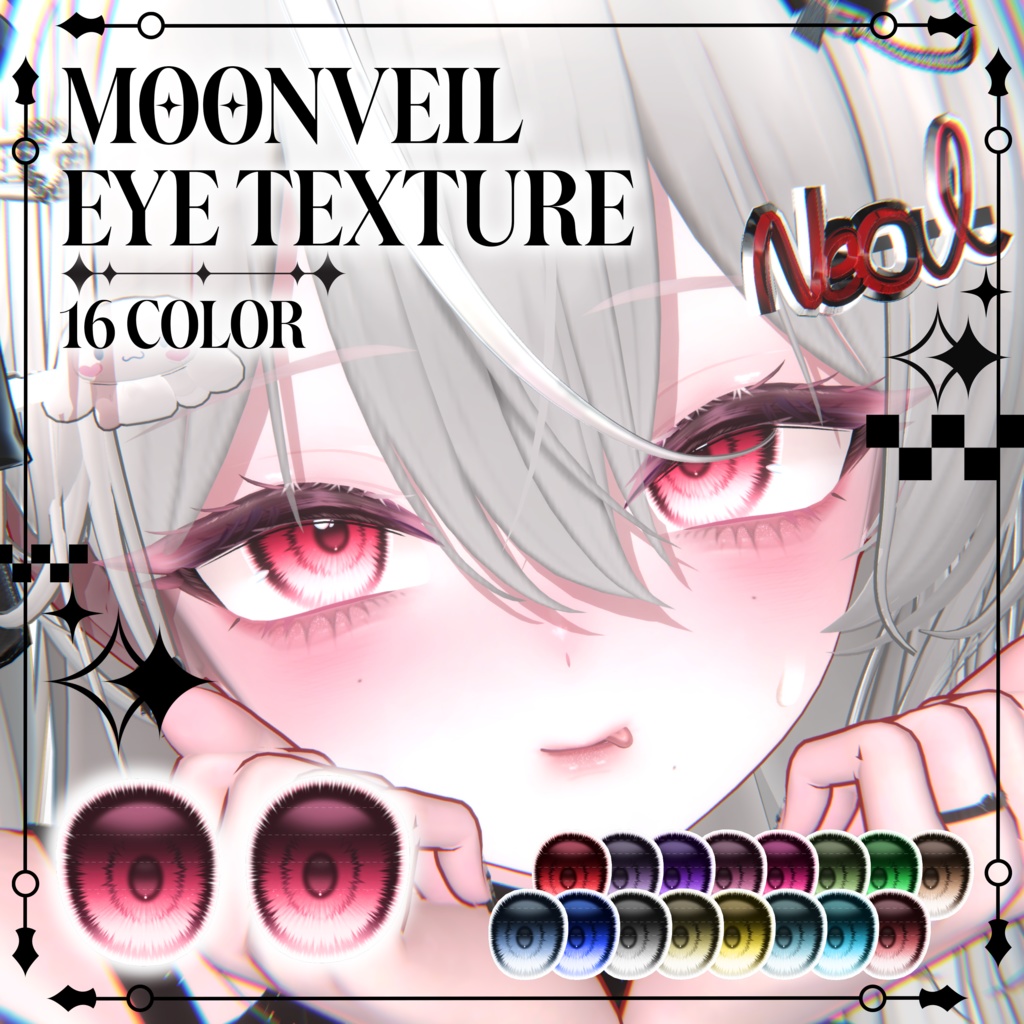 【6 Avatars】 MOONVEIL Eye Texture image