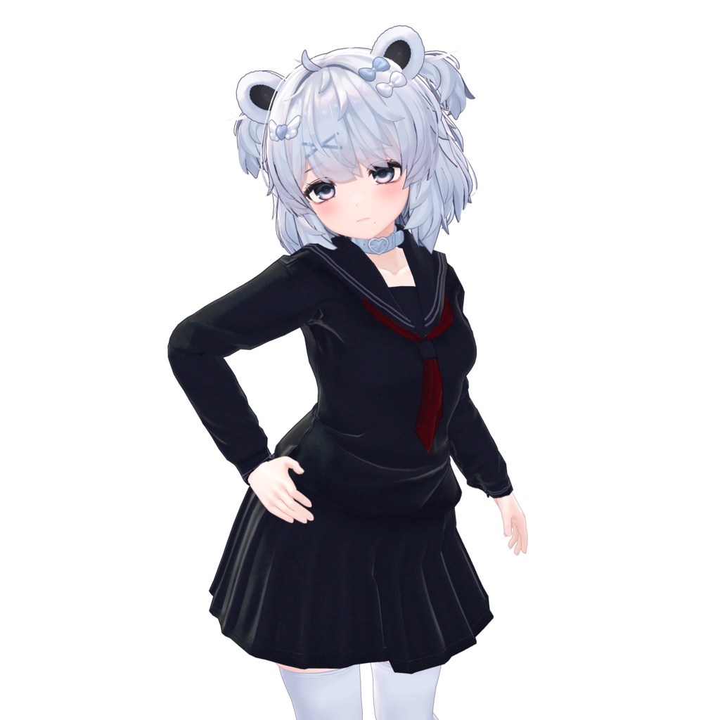 Vintage Sailor Uniform & Loafers v2 (For Kumari) image