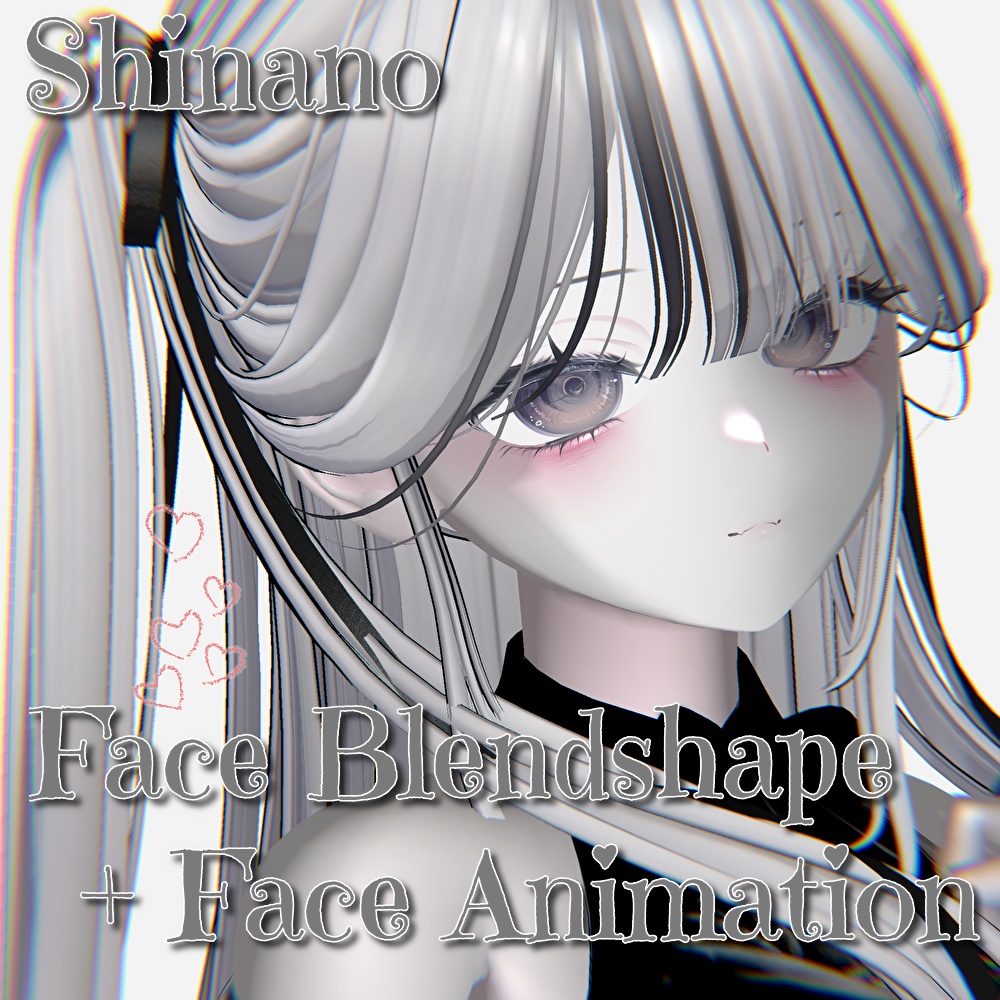 [Shinano] Face Blendshape  Animation, Shape Key image