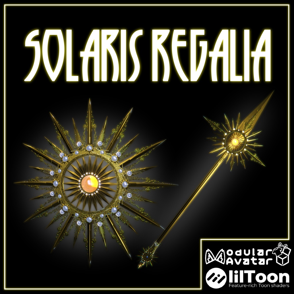 【VRChat想定・MA対応】Solaris Regalia image