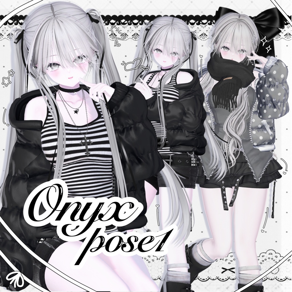 Onyx Pose Set 1: 30 Variations  #Onyxx image