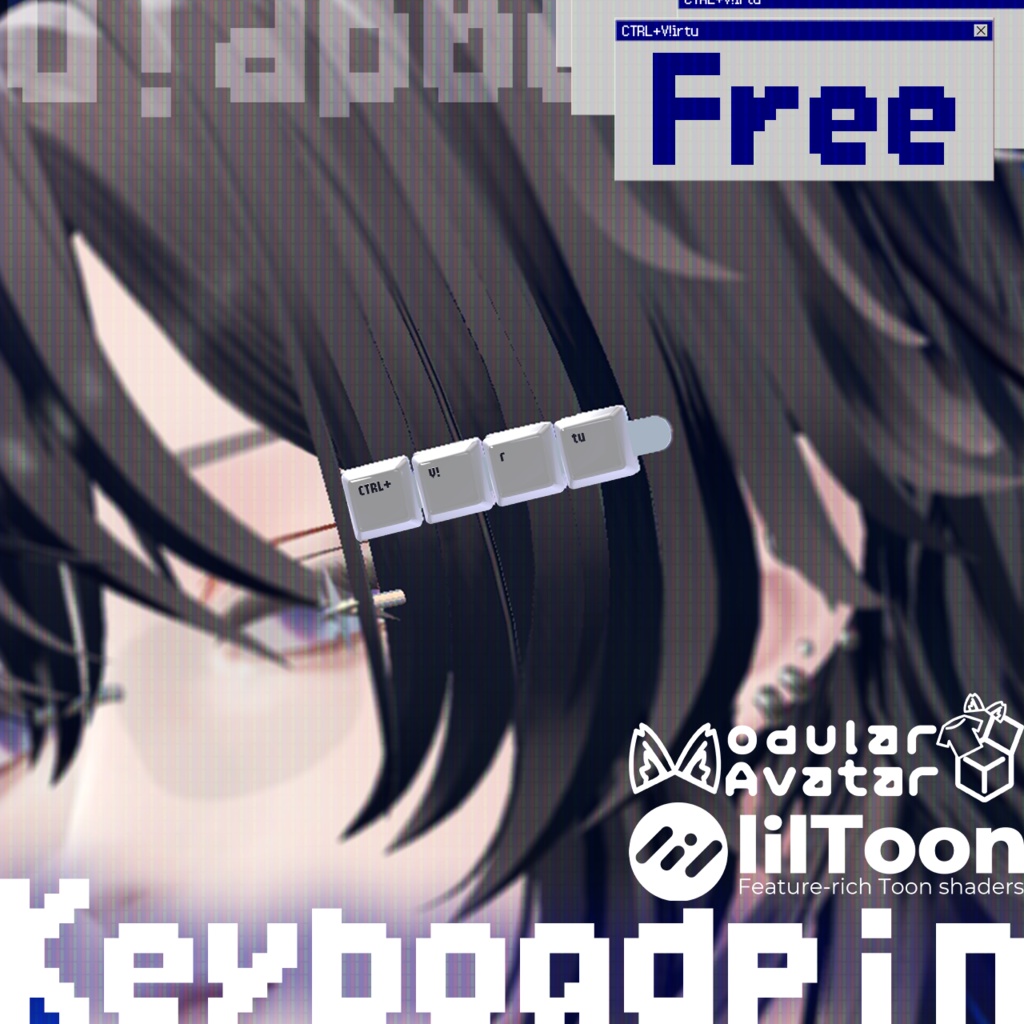 [ ?REE ] Keycap-style hairpin 10COLOR image