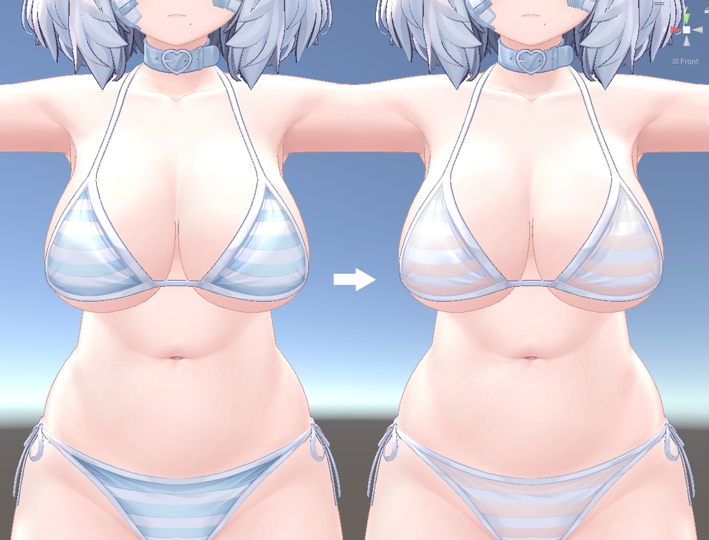 [Kumari Exclusive] Sheer Underwear Alpha Mask image