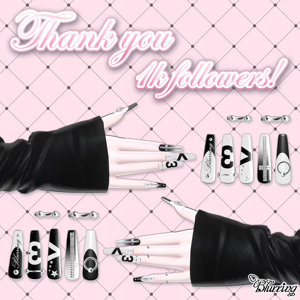 「FREE GIFT VRC Nail」 Blurring Nail · . ♡♥ image