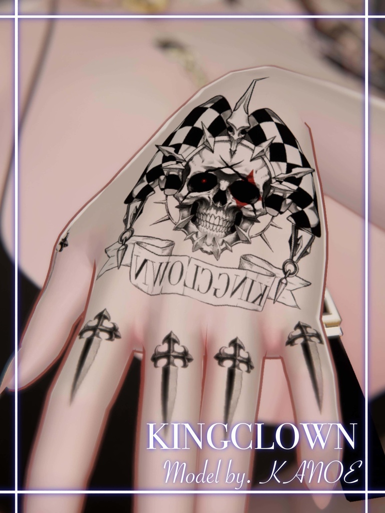 King clown image