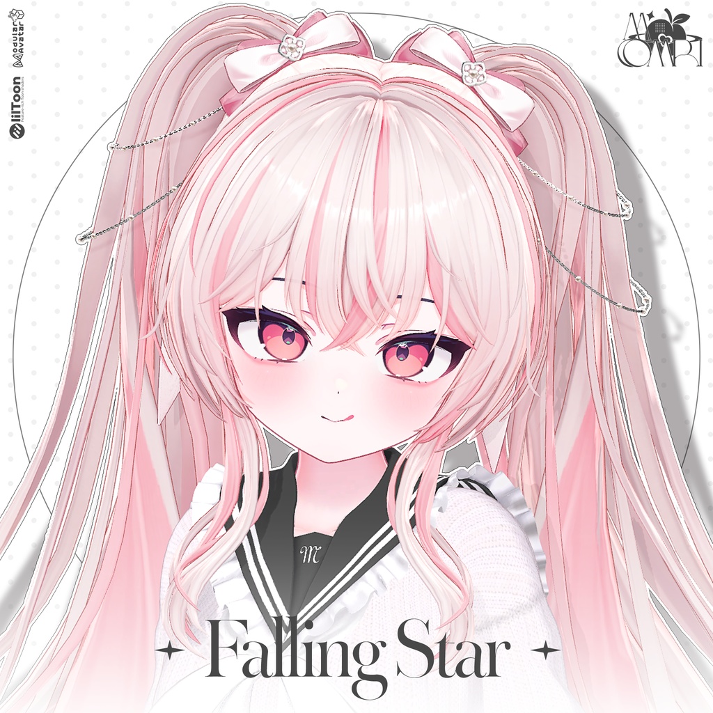 〈17アバター対応〉 ✦｡🍑Falling Star Hair ｡✦ image