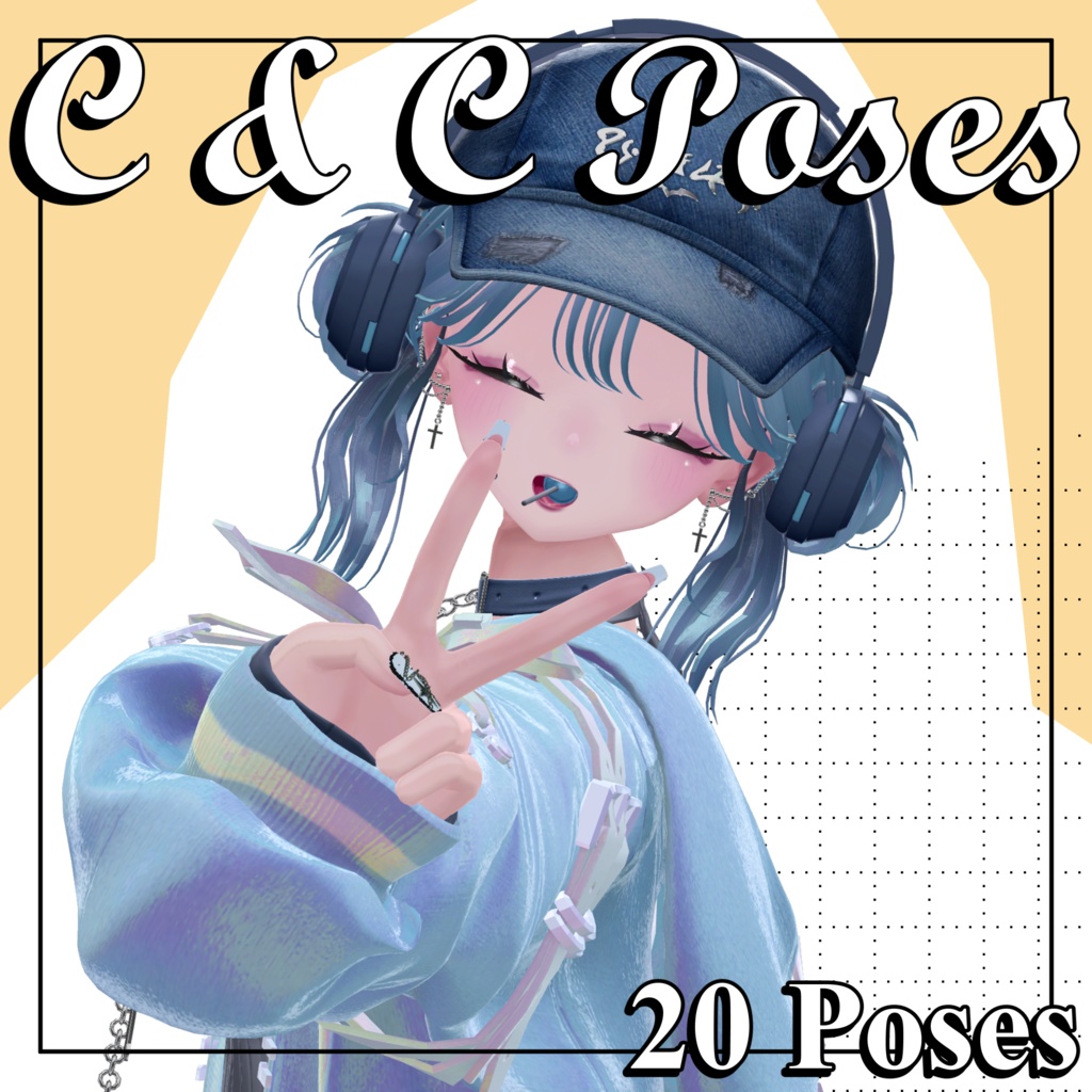12 Avatar Compatible Dual Charm Pose Pack image