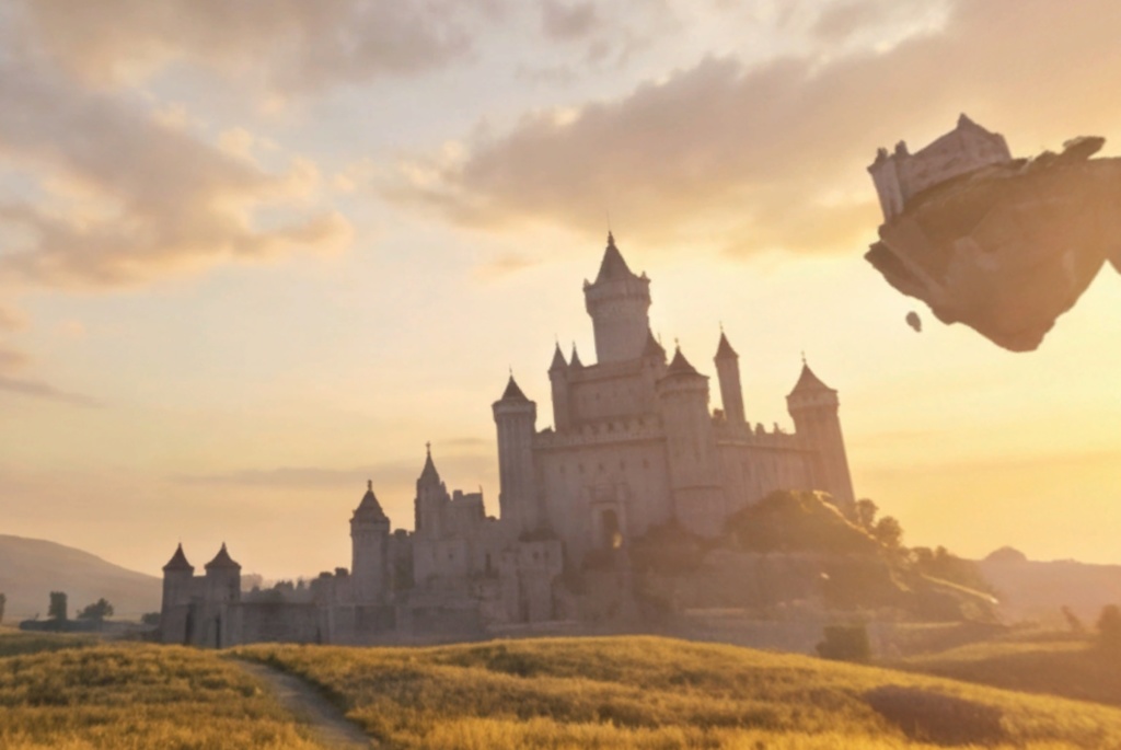 A prairie skybox that could exist in another world: 'Prairie skybox' image