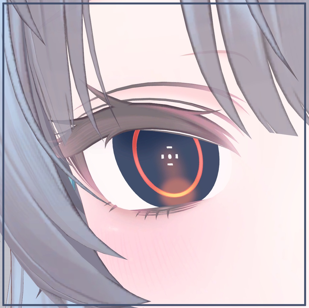 [Milfy Shinano Compatibility] Eye Texture "Sunset Starry Sky" image