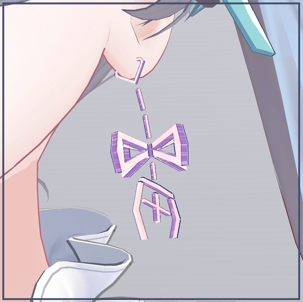3D Earring Accessory "Sunset Star" image