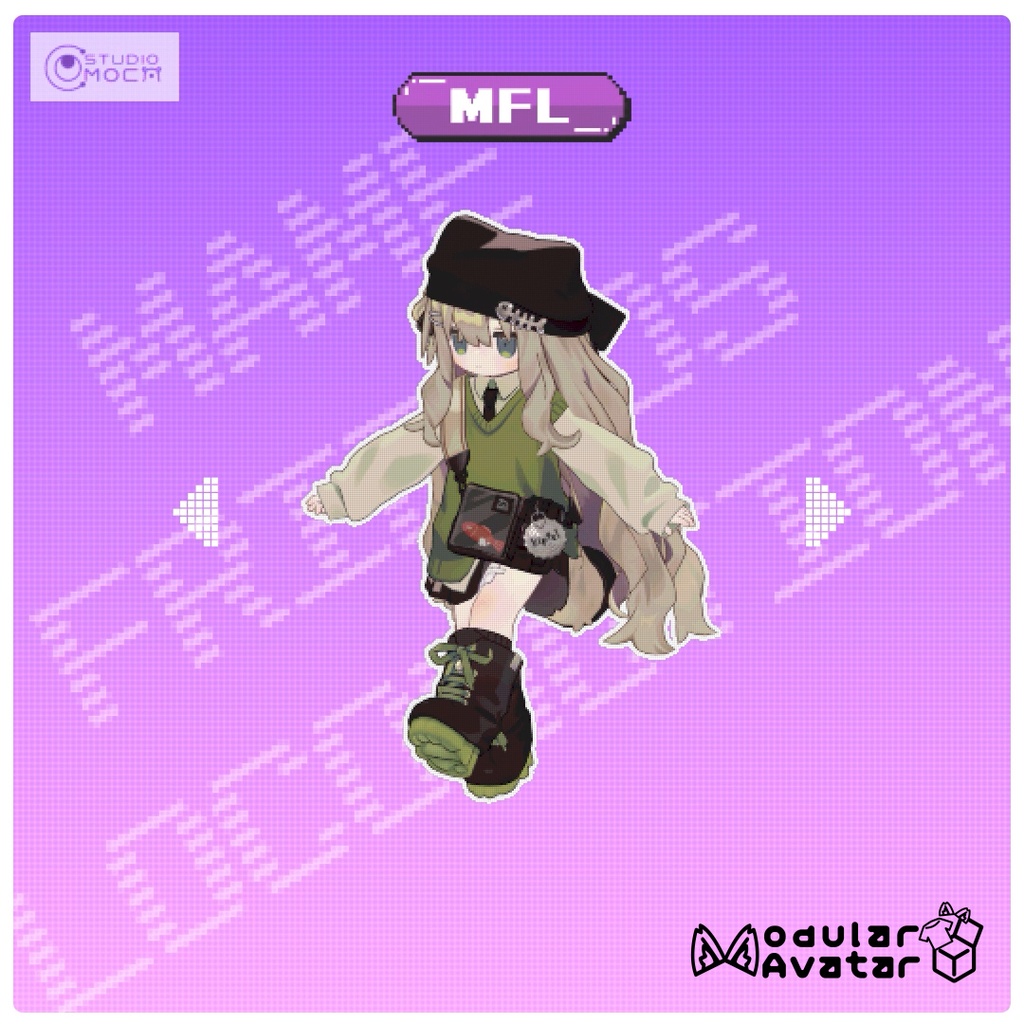 VRC用　まめふれんず移動モーション（Mame Friends Locomotion） image