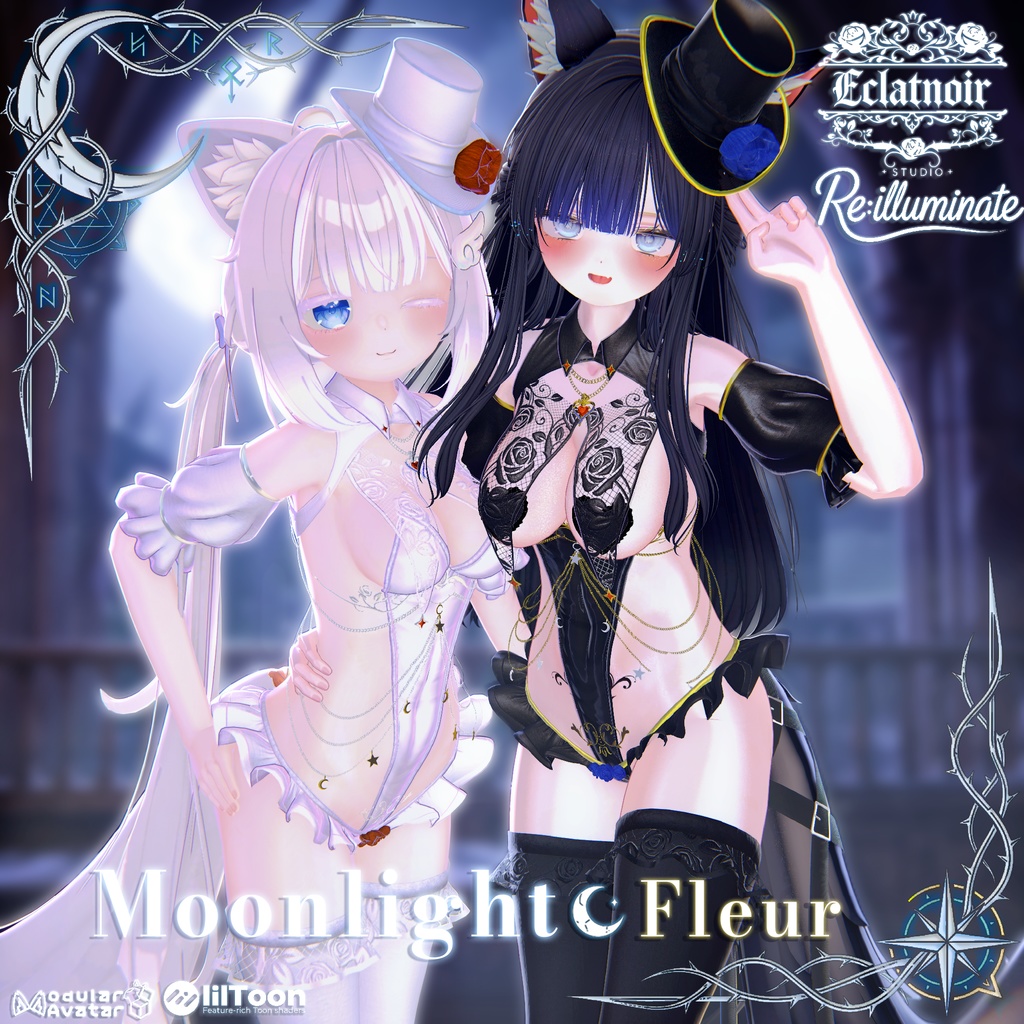 Sale on! Moonlight Fleur - Eclatnoir 1st Collection[Compatible with 19 Avatars] image