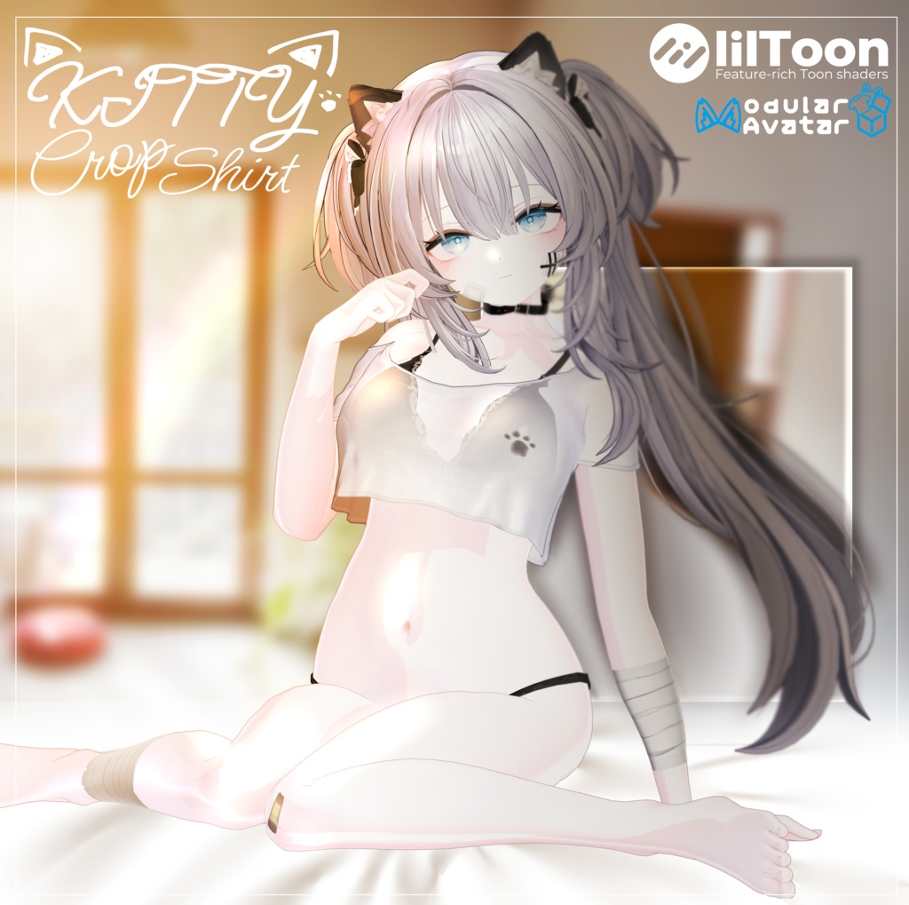Kitty Crop Top (*o*)tsu image