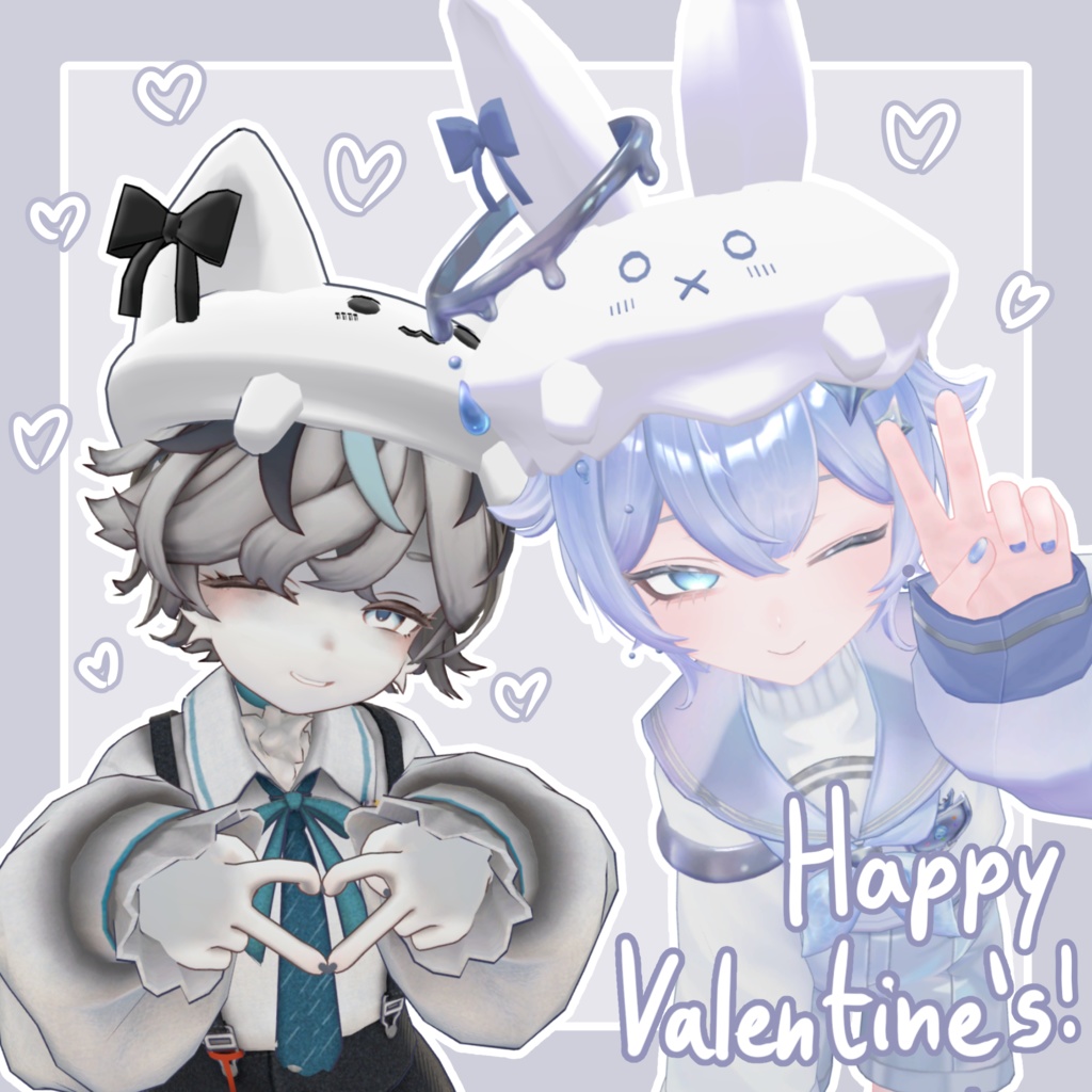 【ツユナ対応/ハクスレア】♡Valentine's Hato♡ image