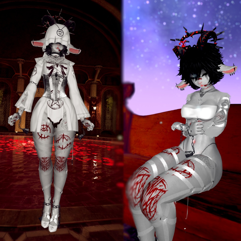 Orryn Sacrificial Goat! Face Tracking! Femboy Toggle! (PC/Quest) image