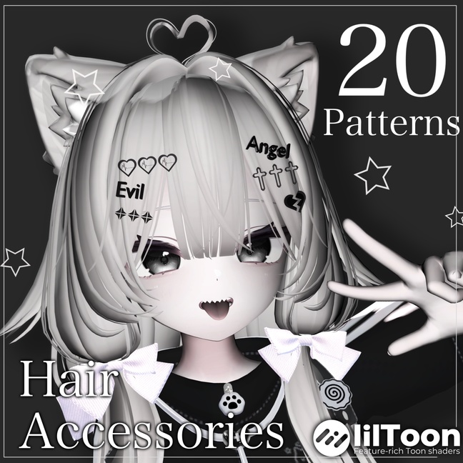 [Full Set of 20 Pieces] Complete Hair Accessories Collection image
