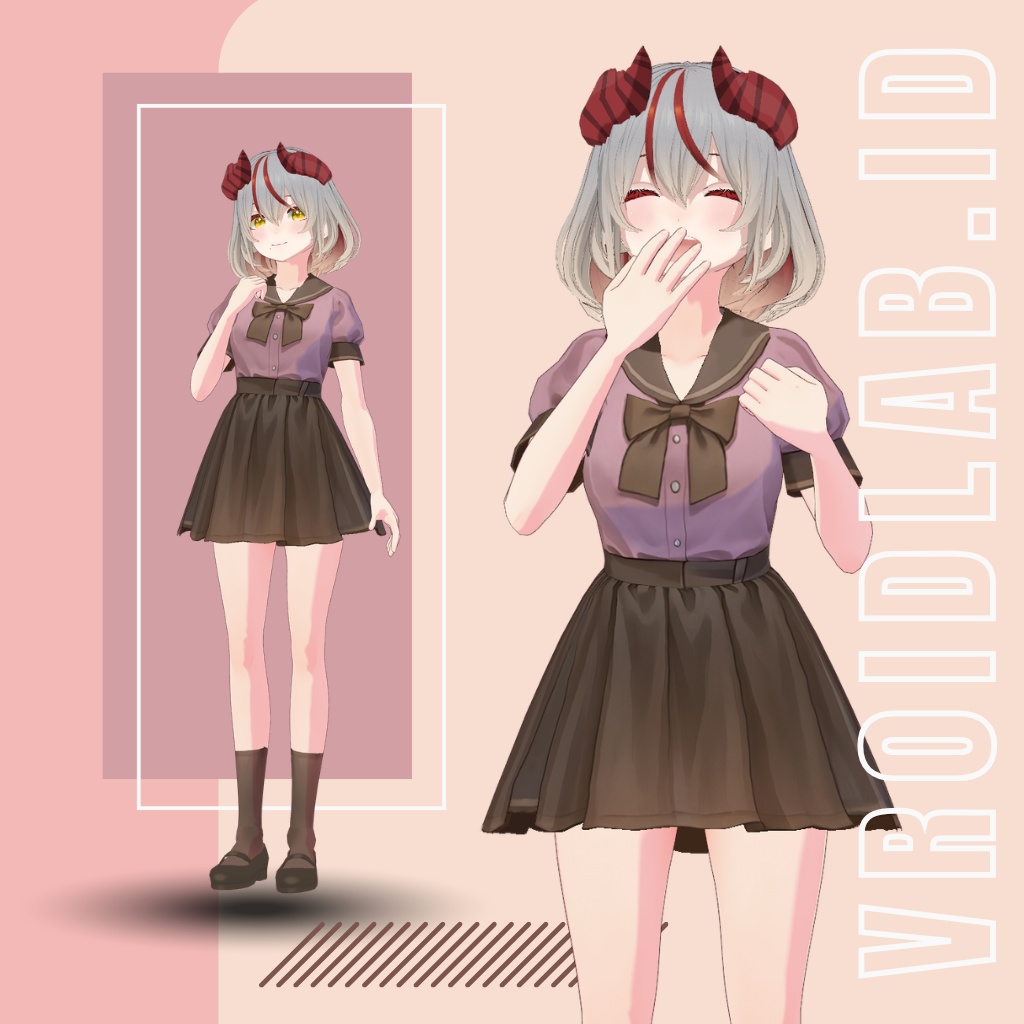 Miyu Chisato  VRoid Studio Outfit Anime Style Virtual Fashion image