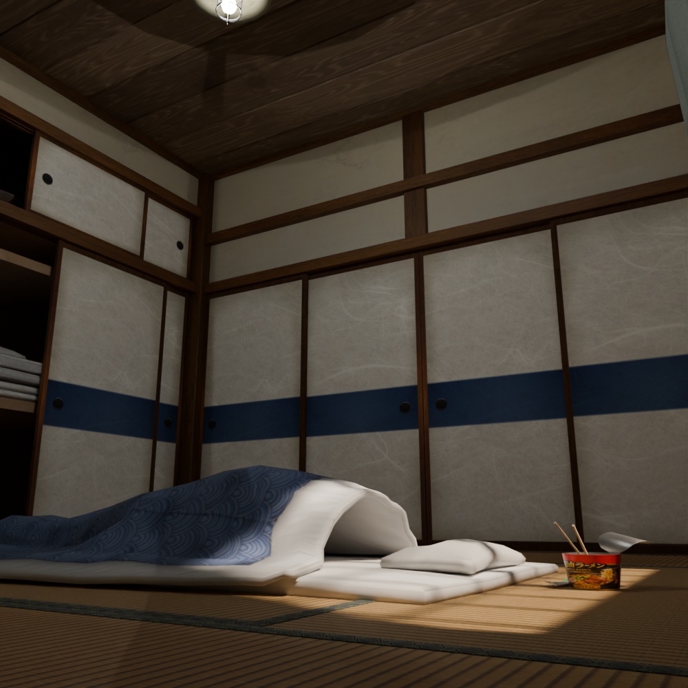 [Showa Retro] Japanese-style Room Set "Futon Space" image