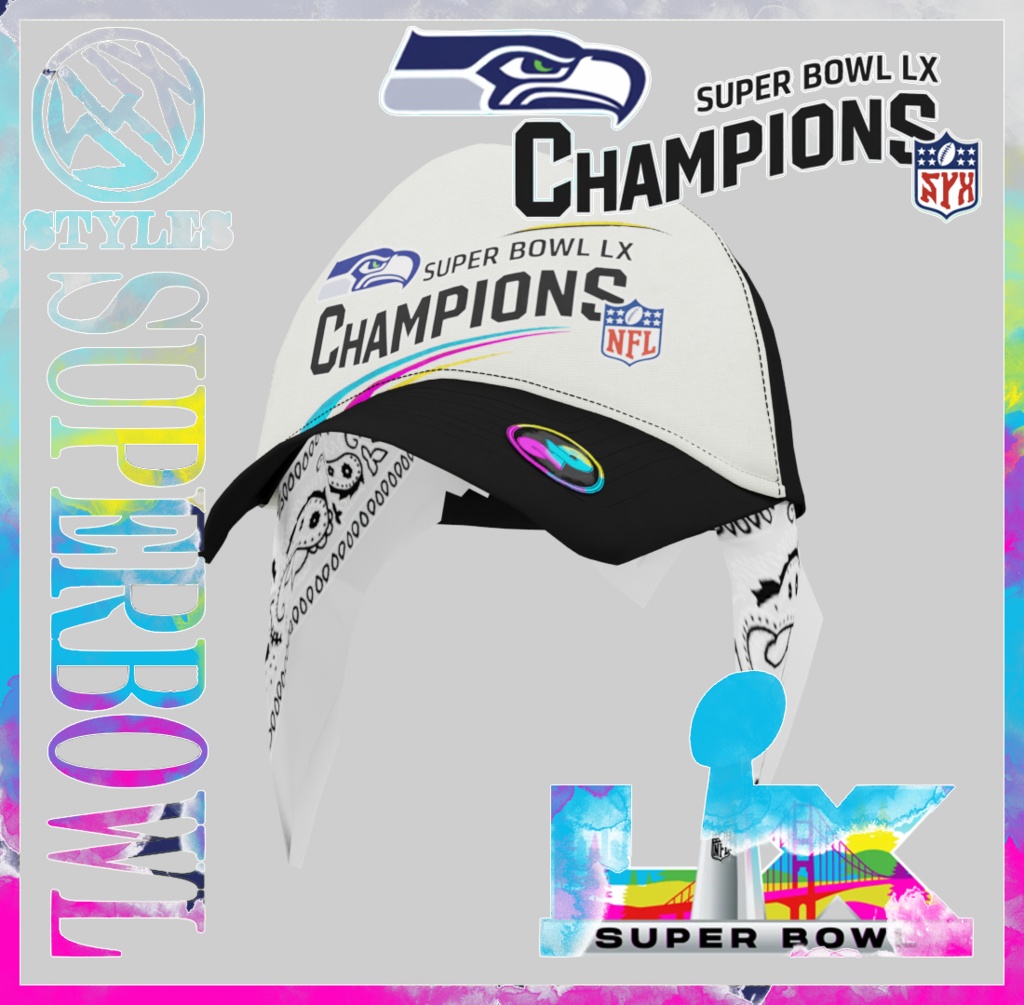 SUPER BWL CHAMPIONS SEA HAWKS OFF-WHITE COLOURWAY image
