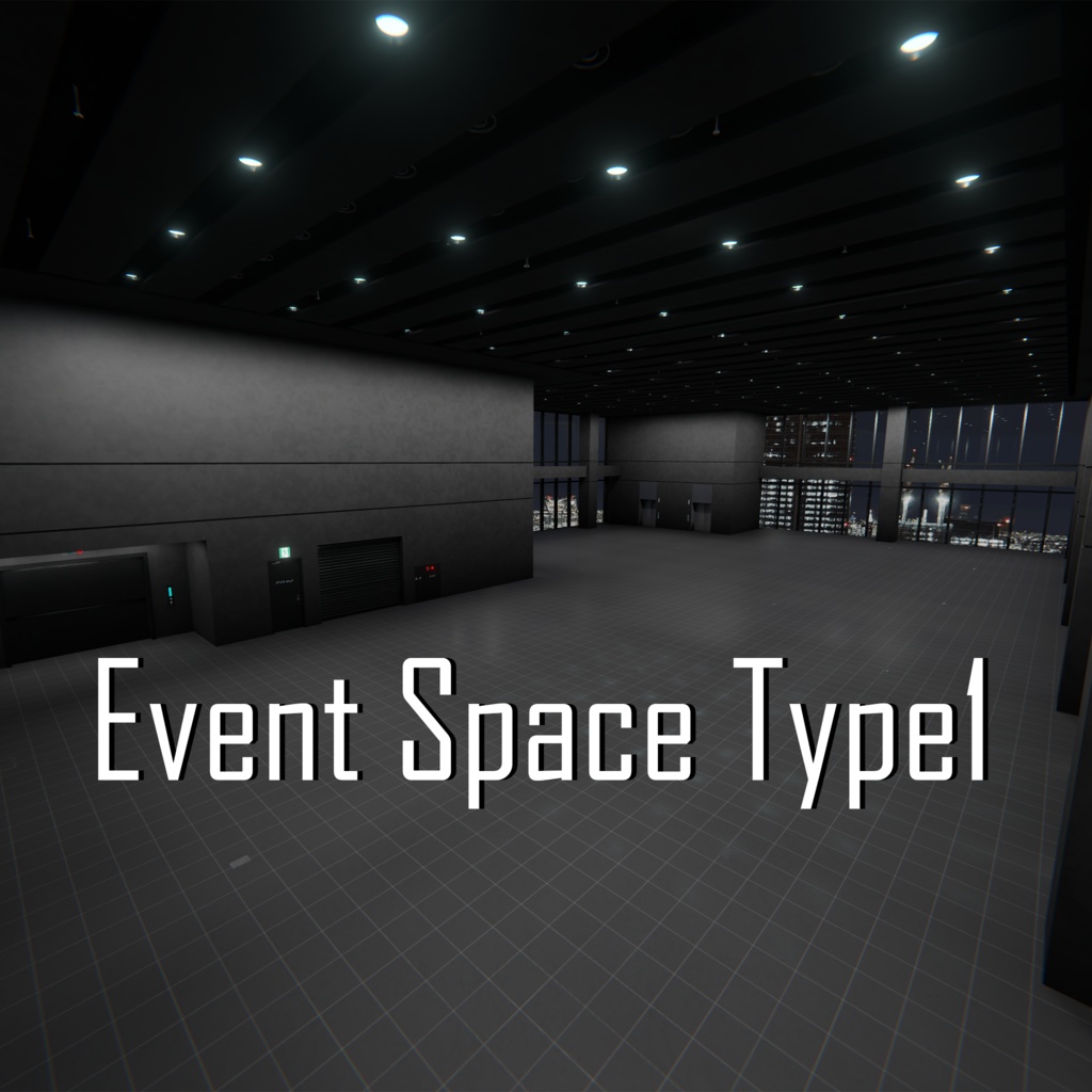 Exhibition space for VRChat: Event Space Type image