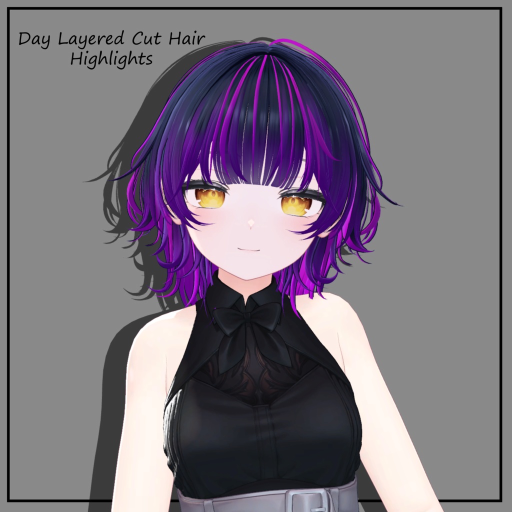 𝘿𝙖𝙮 𝙇𝙖𝙮𝙚𝙧𝙚𝙙 𝘾𝙪𝙩 𝙃𝙖𝙞𝙧 Texture Mask for Highlights image