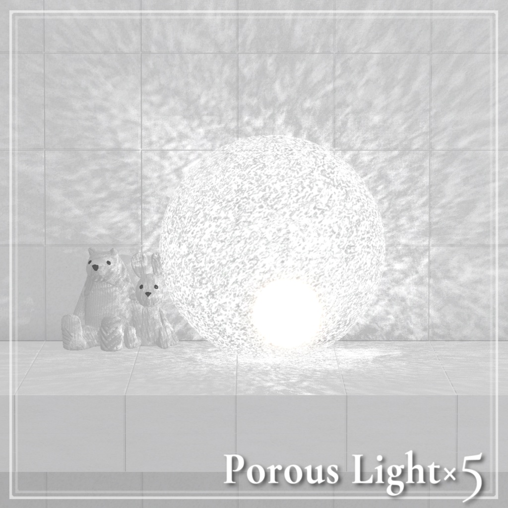 Porous light×5 image
