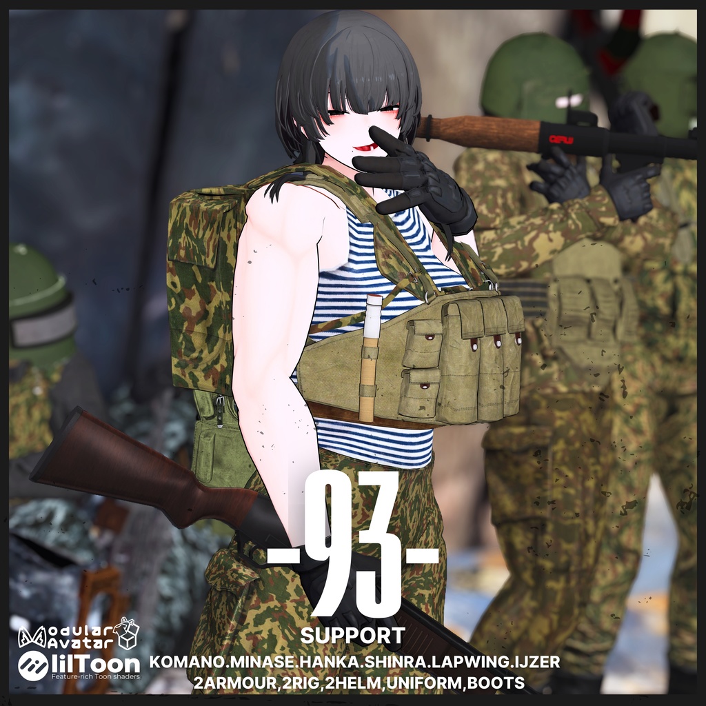 [SALE until 25/2 - 2500⇒2000]-93- [Full Set of 6 Avatars for Men and Women] image