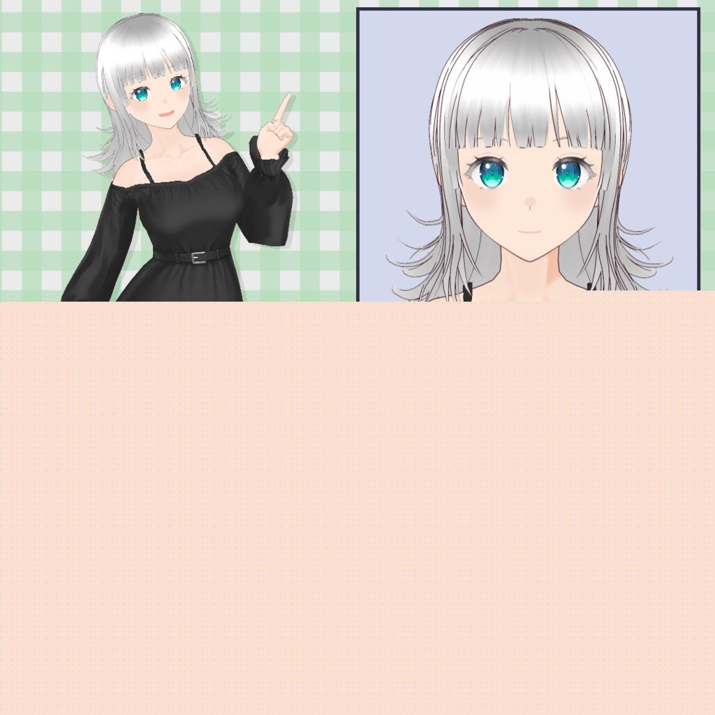 [Hairstyle] Blunt Bangs Outward Wolf Cut[VRoid] image