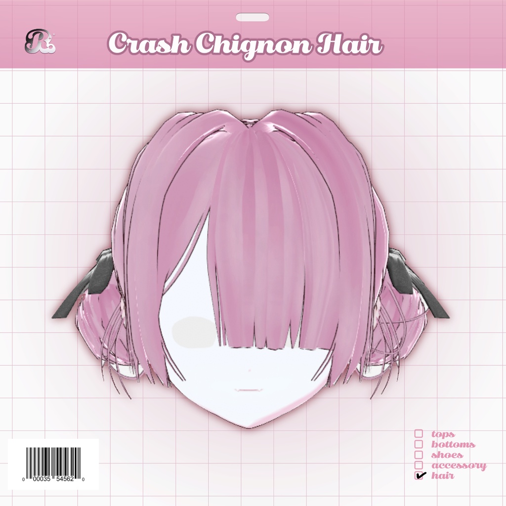 CrashChignonHair 𝜗𝜚 クラッシュシニヨンヘア image