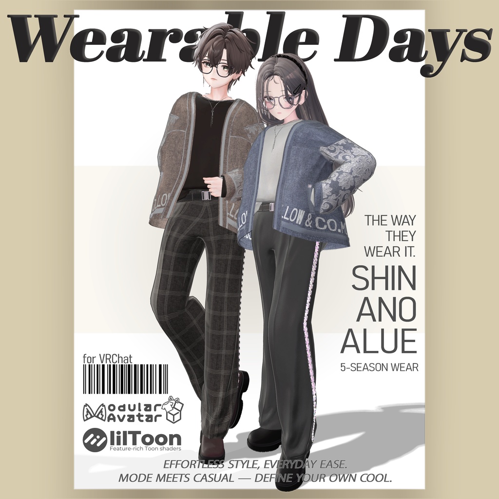 SALE! [Wearable Days] 14 Avatar-Compatible Outfits image