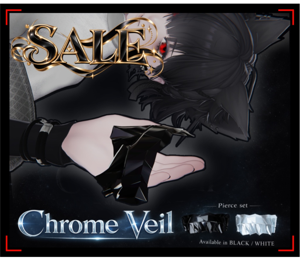 [For Crying Nights Only] Chrome Veil -Metallic Mask- image