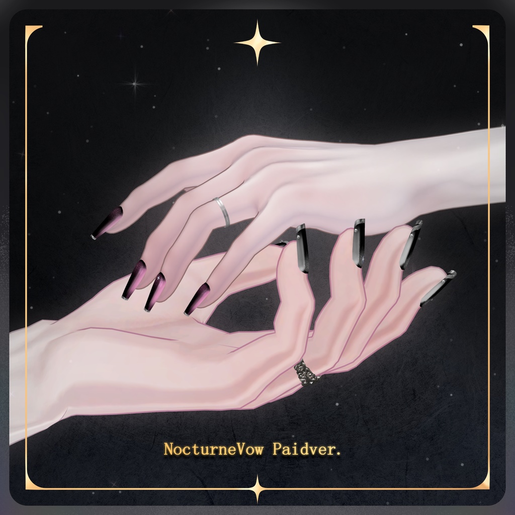 【2Rings+3Nails】🌌NocturneVow✦【+Free版配布有】 #dotNome image