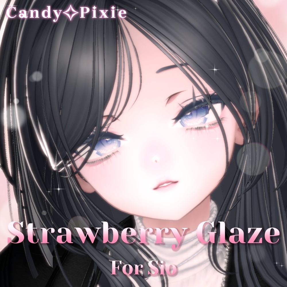 【Sio対応メイクテクスチャ】Flavor No.01:Strawberry Glaze image