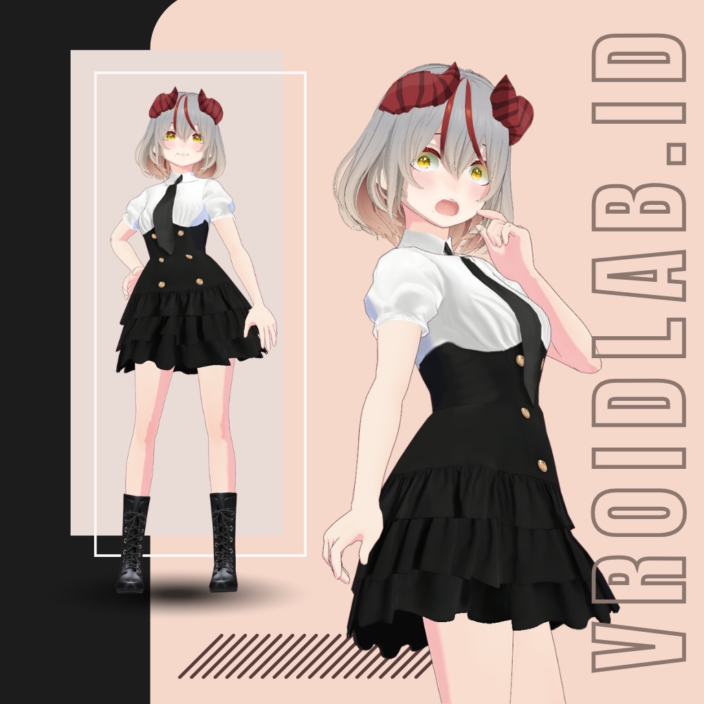 Mayu Sable  VRoid Studio Outfit Anime Style Virtual Fashion image